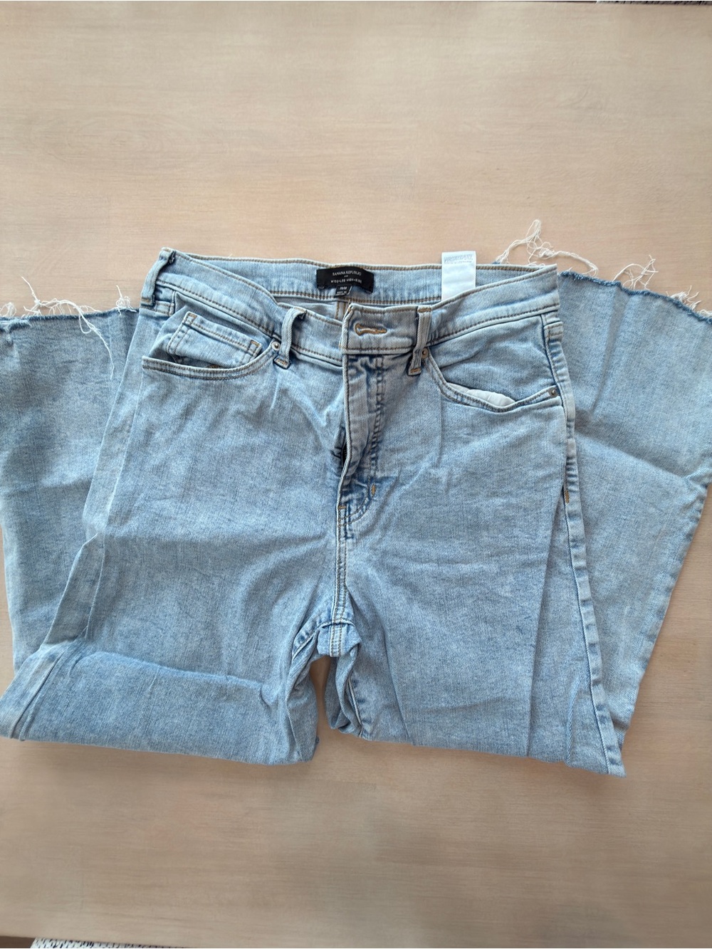 Banana Republic Light Blue Wide-Leg High Rise Jeans - Size 10